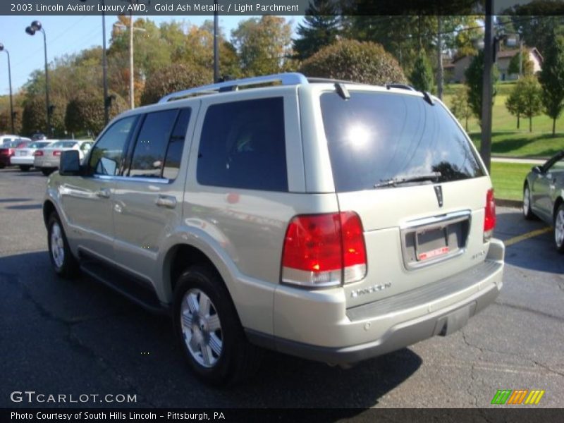 Gold Ash Metallic / Light Parchment 2003 Lincoln Aviator Luxury AWD