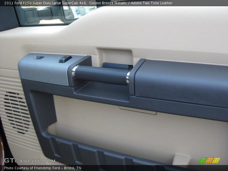Golden Bronze Metallic / Adobe Two Tone Leather 2011 Ford F250 Super Duty Lariat SuperCab 4x4
