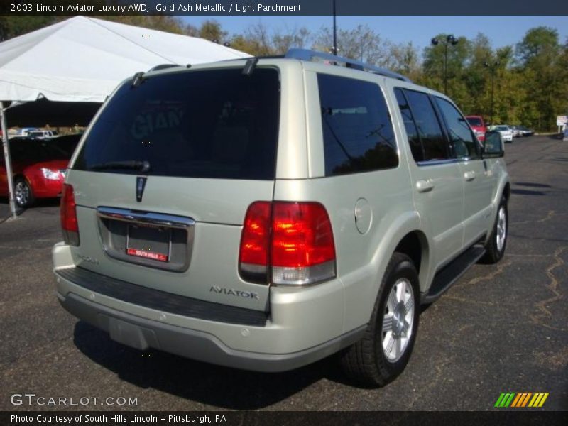 Gold Ash Metallic / Light Parchment 2003 Lincoln Aviator Luxury AWD