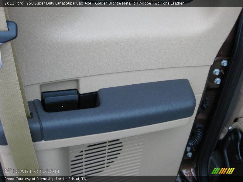 Golden Bronze Metallic / Adobe Two Tone Leather 2011 Ford F250 Super Duty Lariat SuperCab 4x4