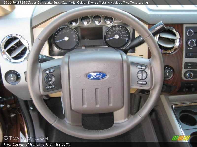  2011 F250 Super Duty Lariat SuperCab 4x4 Steering Wheel