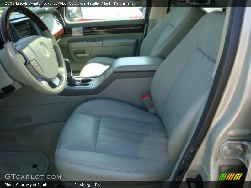 Gold Ash Metallic / Light Parchment 2003 Lincoln Aviator Luxury AWD