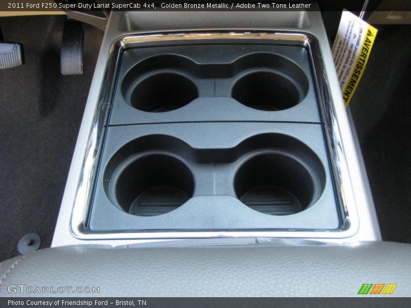 Golden Bronze Metallic / Adobe Two Tone Leather 2011 Ford F250 Super Duty Lariat SuperCab 4x4