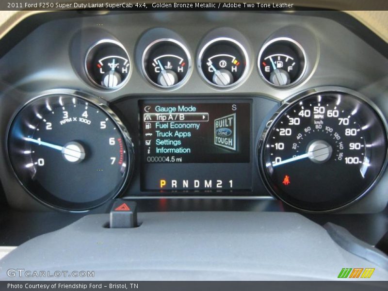  2011 F250 Super Duty Lariat SuperCab 4x4 Lariat SuperCab 4x4 Gauges