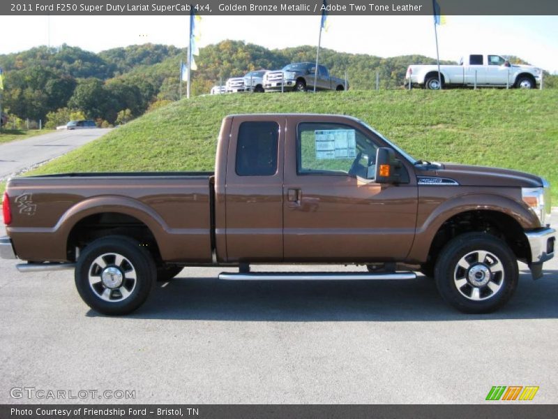  2011 F250 Super Duty Lariat SuperCab 4x4 Golden Bronze Metallic