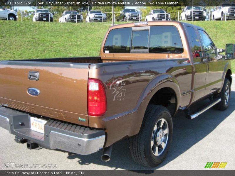  2011 F250 Super Duty Lariat SuperCab 4x4 Golden Bronze Metallic