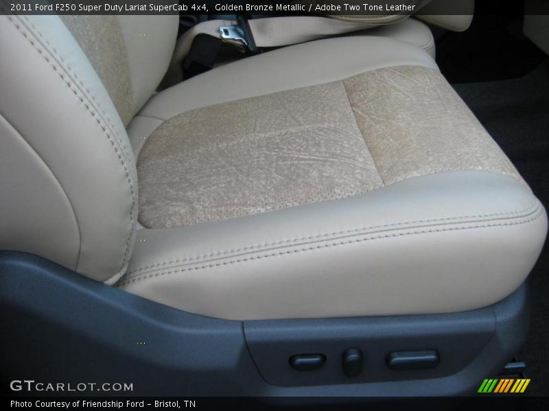 Golden Bronze Metallic / Adobe Two Tone Leather 2011 Ford F250 Super Duty Lariat SuperCab 4x4