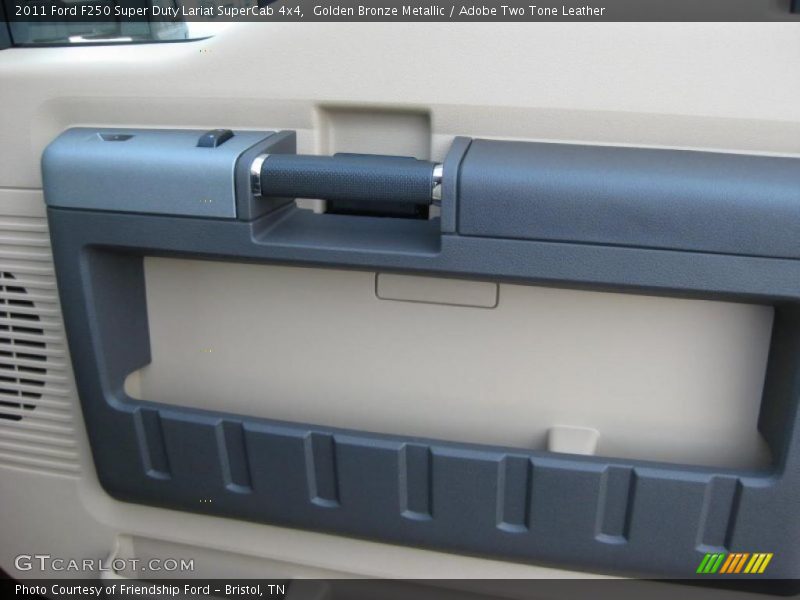Golden Bronze Metallic / Adobe Two Tone Leather 2011 Ford F250 Super Duty Lariat SuperCab 4x4