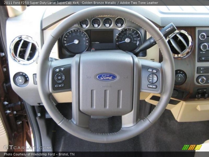  2011 F250 Super Duty Lariat SuperCab 4x4 Steering Wheel