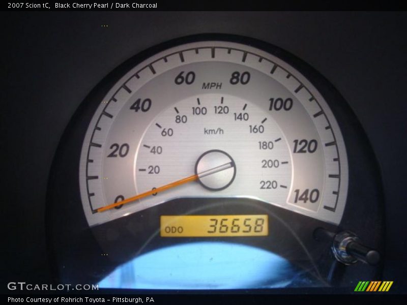 Black Cherry Pearl / Dark Charcoal 2007 Scion tC