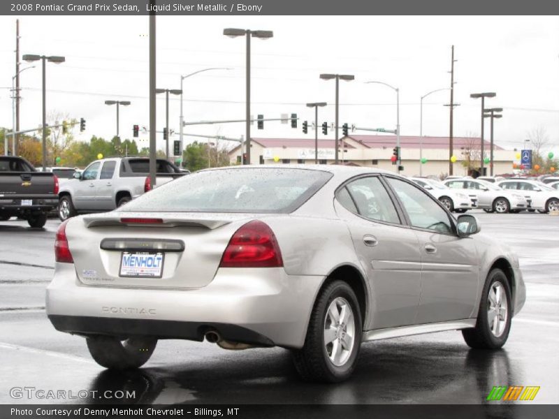 Liquid Silver Metallic / Ebony 2008 Pontiac Grand Prix Sedan