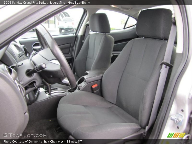  2008 Grand Prix Sedan Ebony Interior