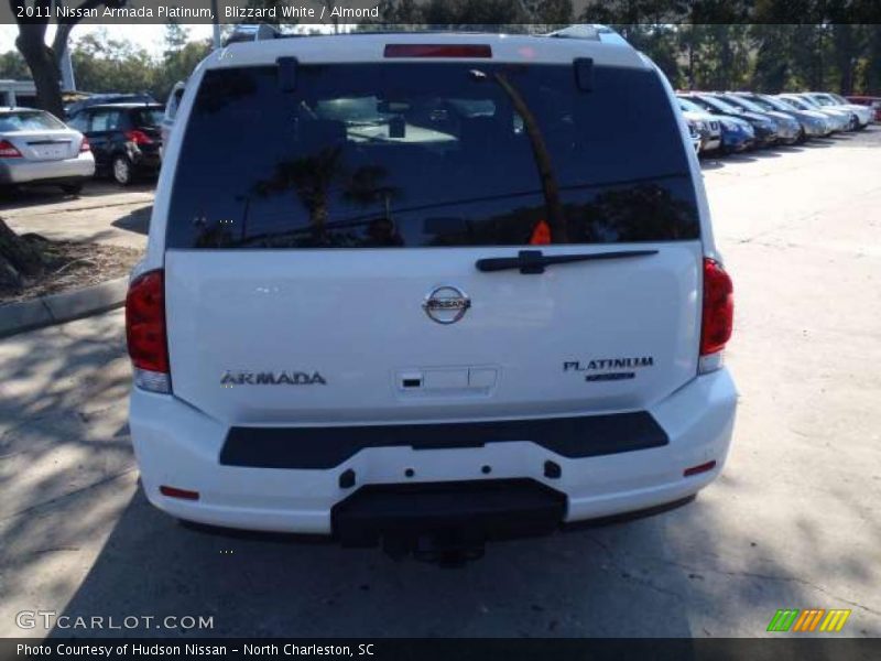 Blizzard White / Almond 2011 Nissan Armada Platinum