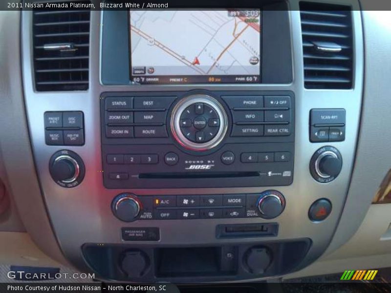 Blizzard White / Almond 2011 Nissan Armada Platinum