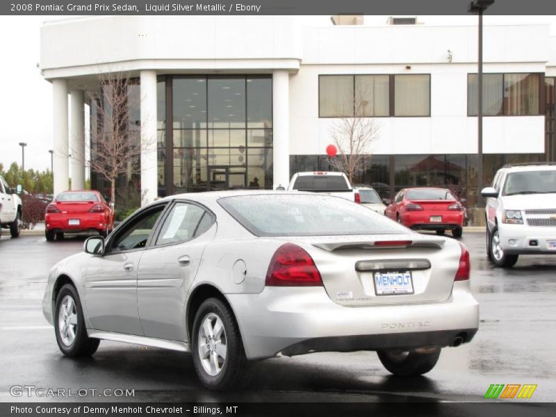 Liquid Silver Metallic / Ebony 2008 Pontiac Grand Prix Sedan