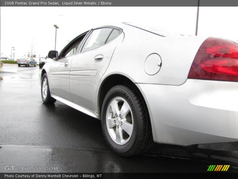 Liquid Silver Metallic / Ebony 2008 Pontiac Grand Prix Sedan