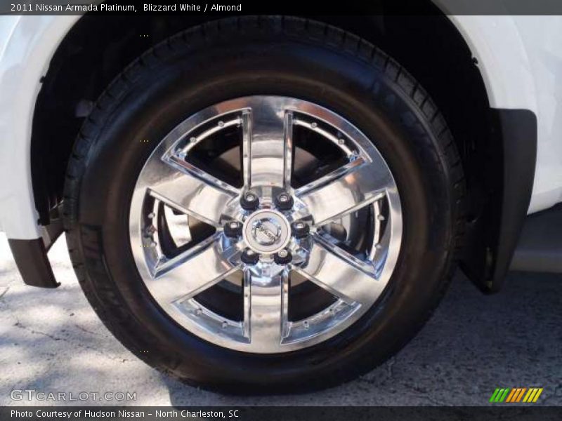 Blizzard White / Almond 2011 Nissan Armada Platinum
