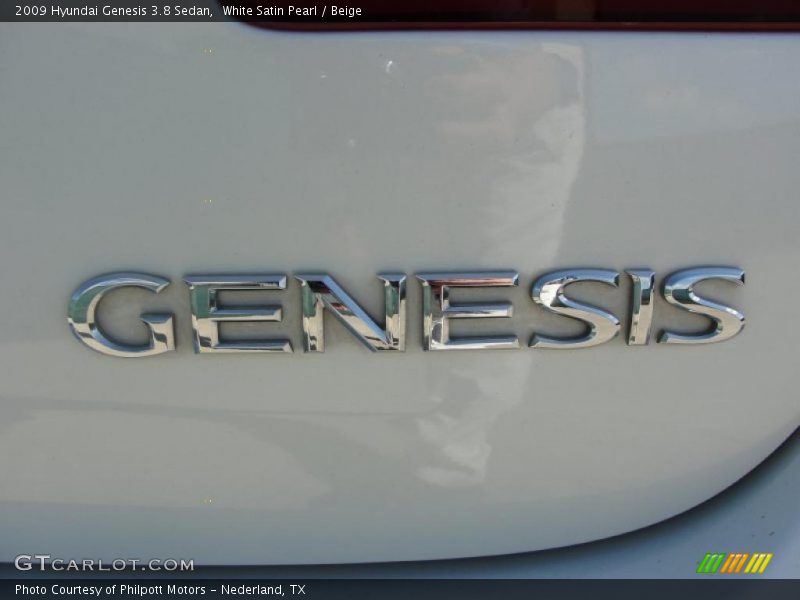  2009 Genesis 3.8 Sedan Logo