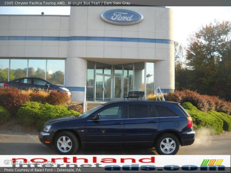 Midnight Blue Pearl / Dark Slate Gray 2005 Chrysler Pacifica Touring AWD