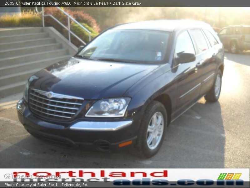Midnight Blue Pearl / Dark Slate Gray 2005 Chrysler Pacifica Touring AWD