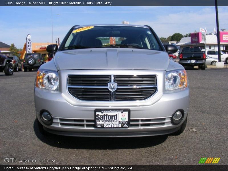 Bright Silver Metallic / Dark Slate Gray 2009 Dodge Caliber SXT