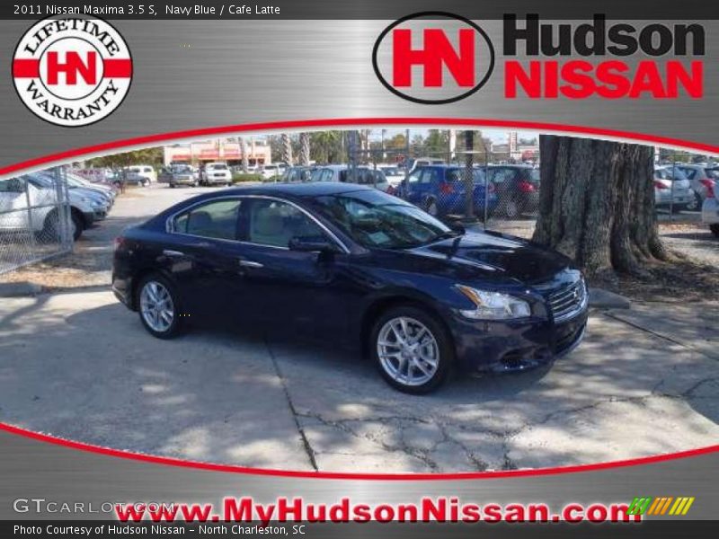 Navy Blue / Cafe Latte 2011 Nissan Maxima 3.5 S