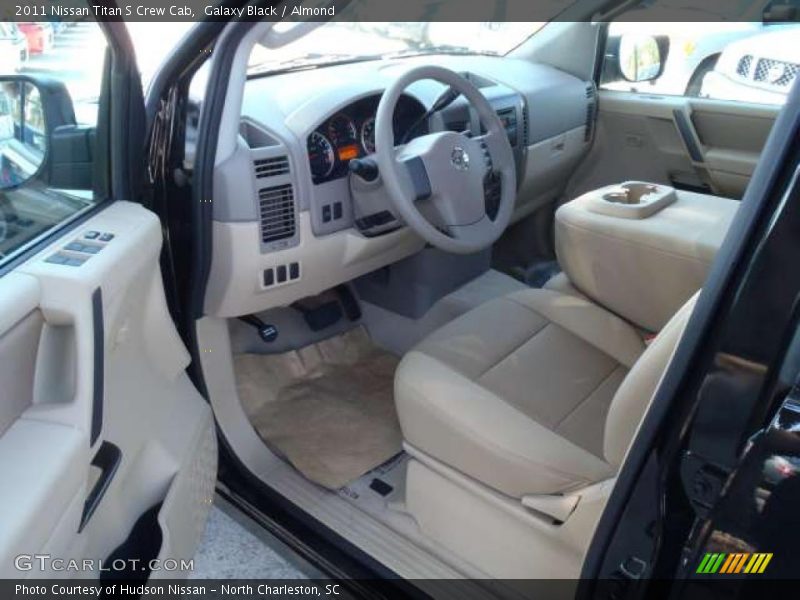 Galaxy Black / Almond 2011 Nissan Titan S Crew Cab