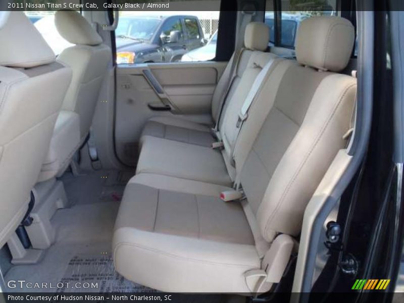 Galaxy Black / Almond 2011 Nissan Titan S Crew Cab
