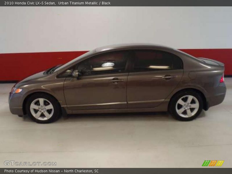 Urban Titanium Metallic / Black 2010 Honda Civic LX-S Sedan