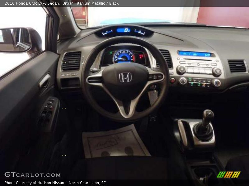 Urban Titanium Metallic / Black 2010 Honda Civic LX-S Sedan