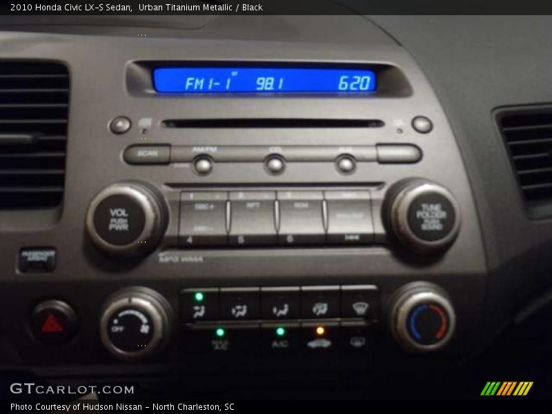 Urban Titanium Metallic / Black 2010 Honda Civic LX-S Sedan
