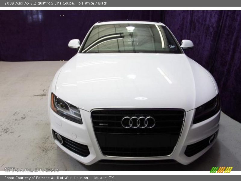 Ibis White / Black 2009 Audi A5 3.2 quattro S Line Coupe