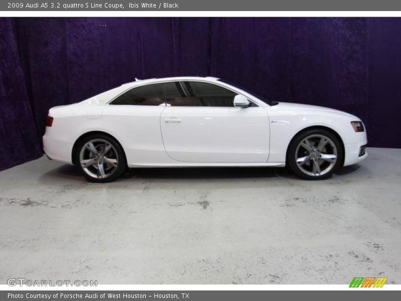 Ibis White / Black 2009 Audi A5 3.2 quattro S Line Coupe