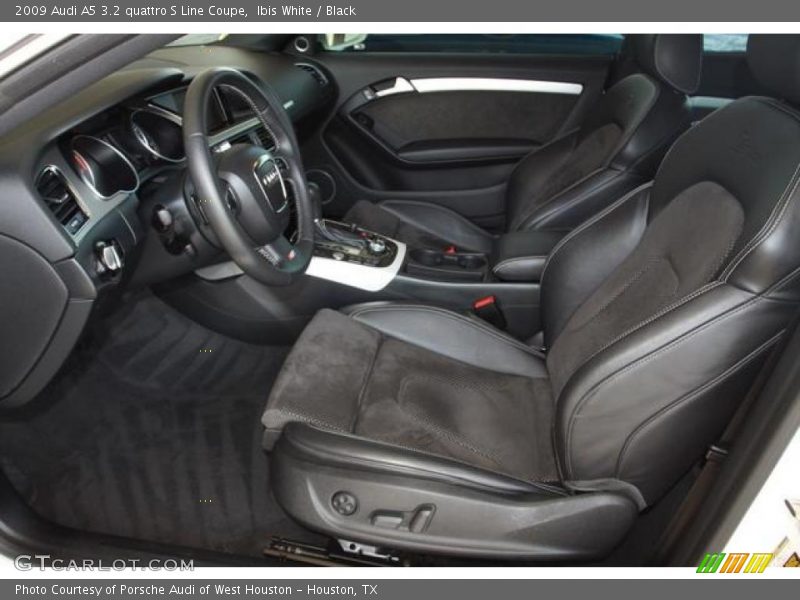 Ibis White / Black 2009 Audi A5 3.2 quattro S Line Coupe