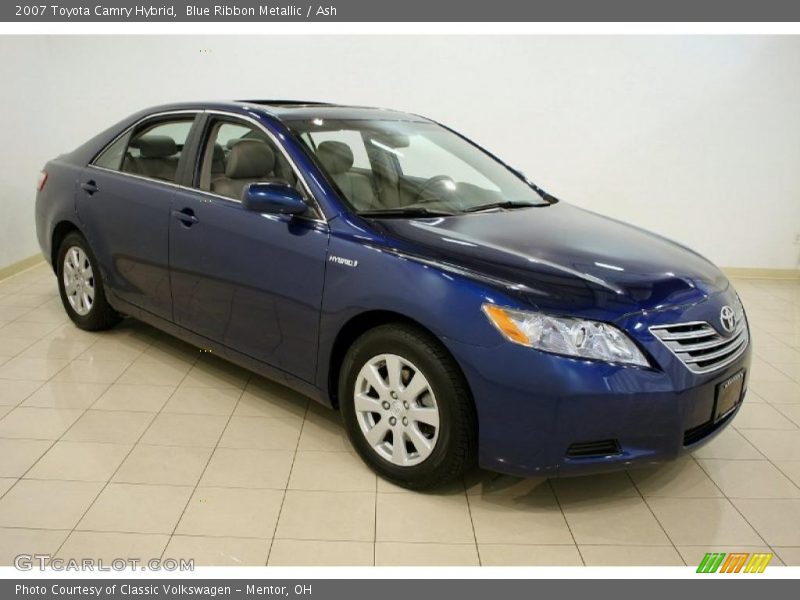 Blue Ribbon Metallic / Ash 2007 Toyota Camry Hybrid