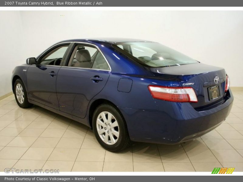 Blue Ribbon Metallic / Ash 2007 Toyota Camry Hybrid