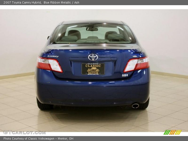 Blue Ribbon Metallic / Ash 2007 Toyota Camry Hybrid