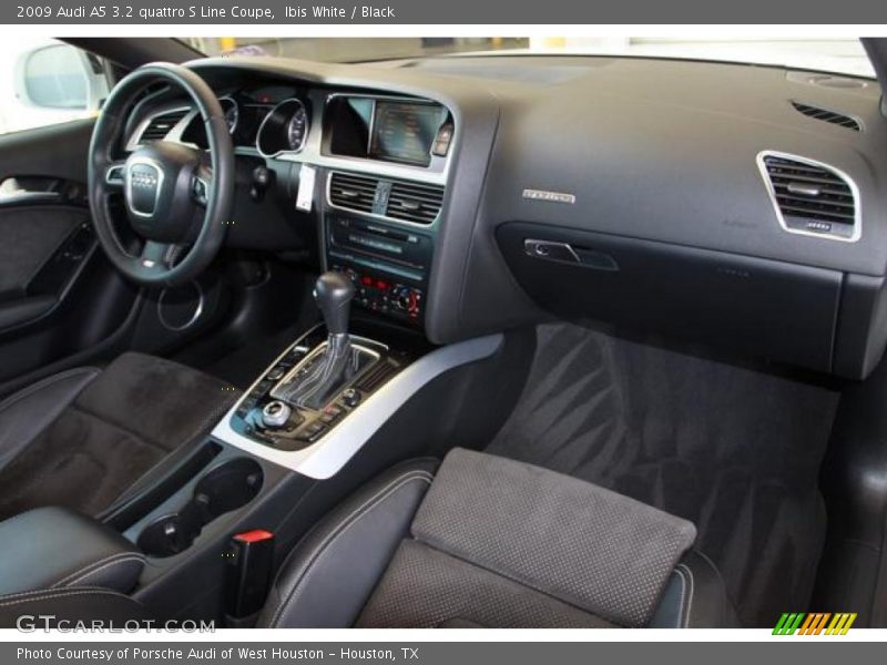 Ibis White / Black 2009 Audi A5 3.2 quattro S Line Coupe