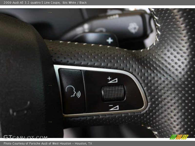 Ibis White / Black 2009 Audi A5 3.2 quattro S Line Coupe