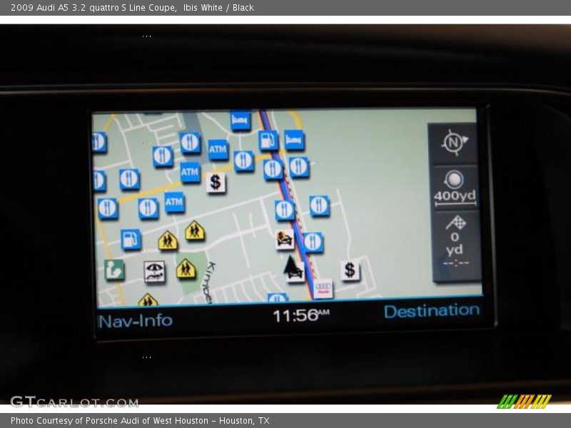 Ibis White / Black 2009 Audi A5 3.2 quattro S Line Coupe