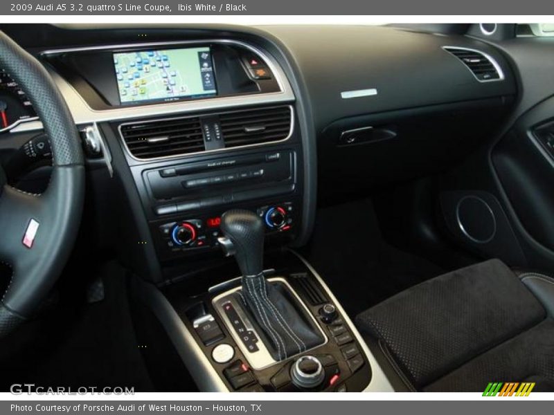 Ibis White / Black 2009 Audi A5 3.2 quattro S Line Coupe