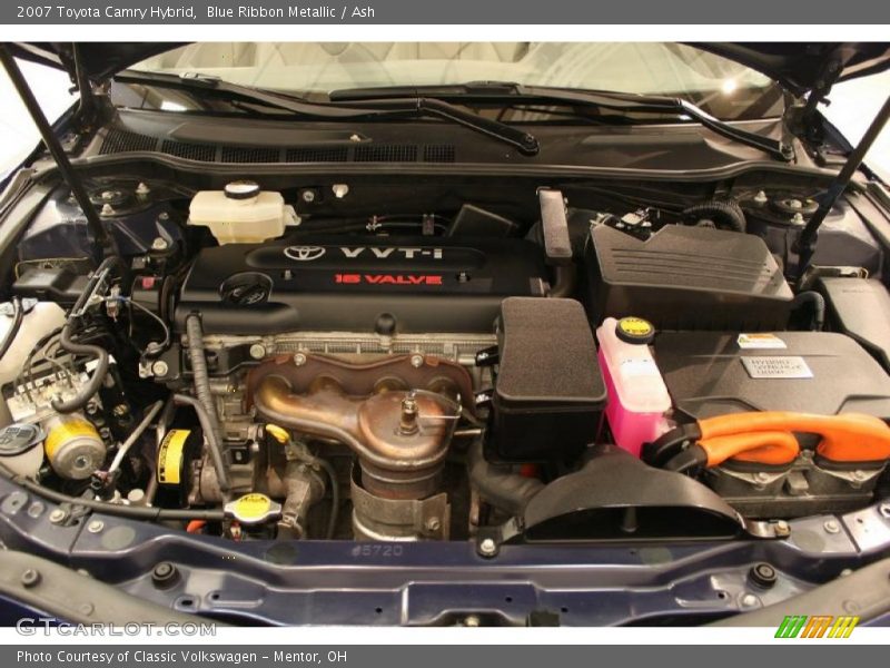 Blue Ribbon Metallic / Ash 2007 Toyota Camry Hybrid