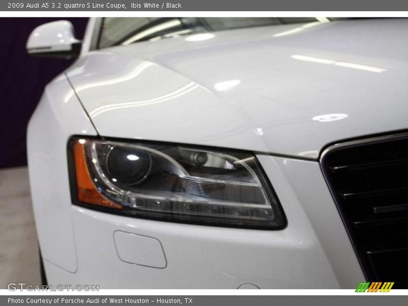 Ibis White / Black 2009 Audi A5 3.2 quattro S Line Coupe