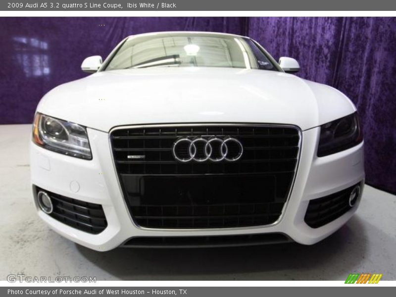 Ibis White / Black 2009 Audi A5 3.2 quattro S Line Coupe