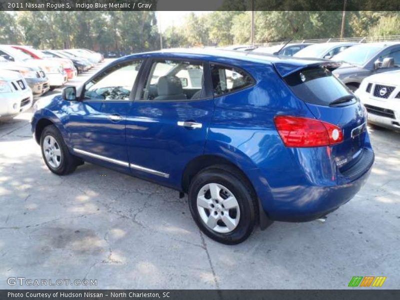 Indigo Blue Metallic / Gray 2011 Nissan Rogue S