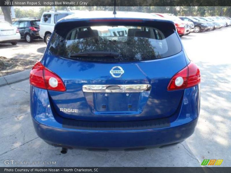 Indigo Blue Metallic / Gray 2011 Nissan Rogue S