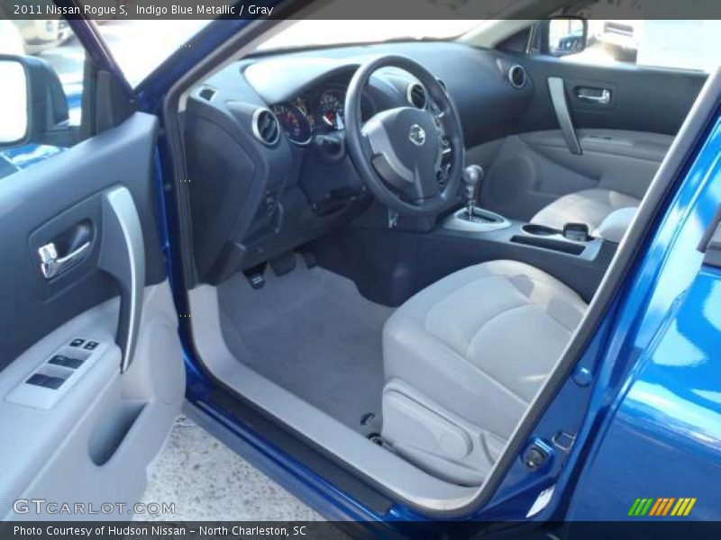 Indigo Blue Metallic / Gray 2011 Nissan Rogue S