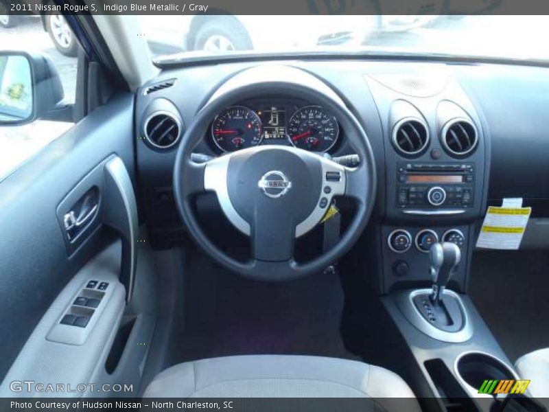Indigo Blue Metallic / Gray 2011 Nissan Rogue S