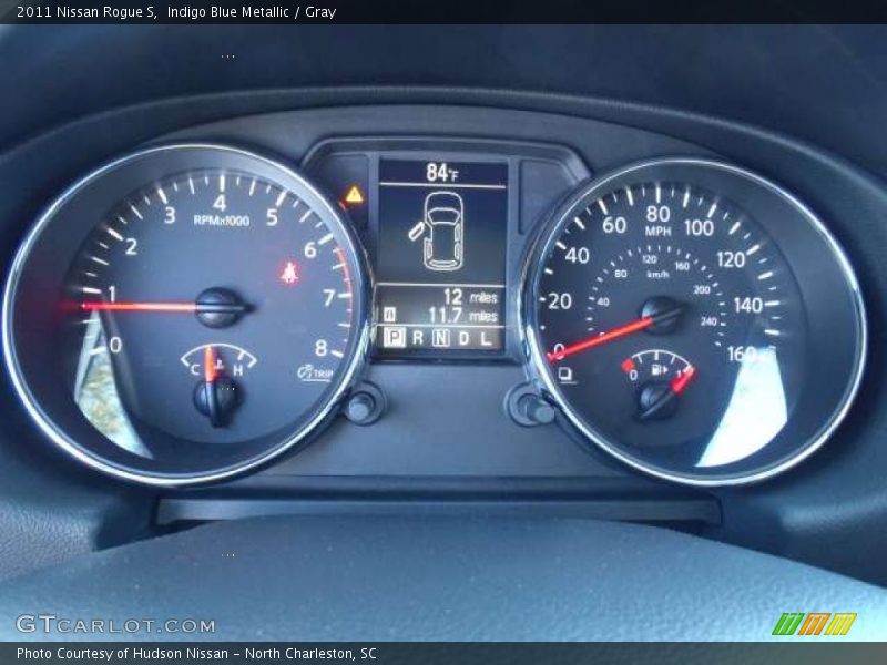 Indigo Blue Metallic / Gray 2011 Nissan Rogue S