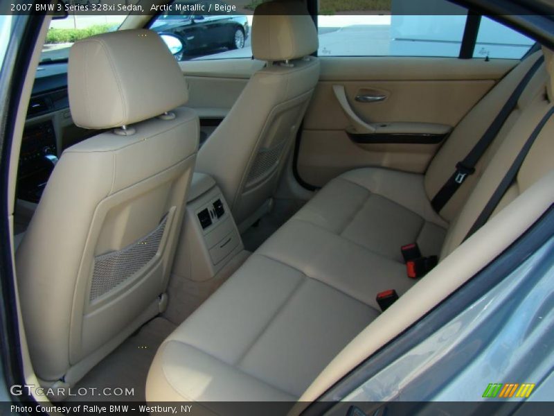 Arctic Metallic / Beige 2007 BMW 3 Series 328xi Sedan